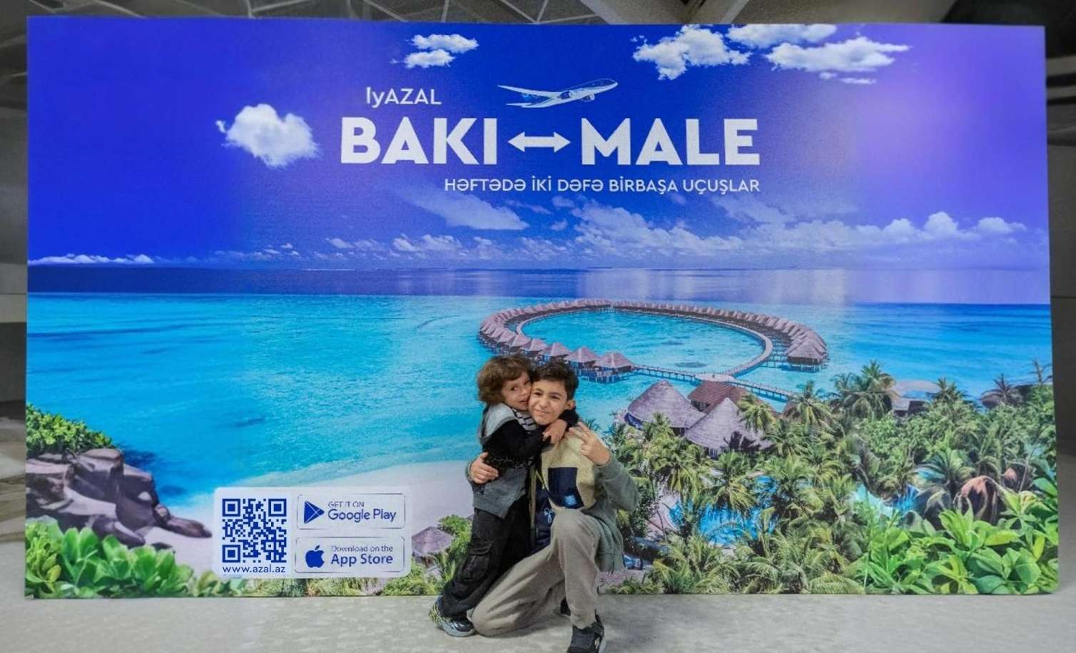 AZAL Bakıdan Maldiv adalarına ilk uçuşunu həyata keçirdi - FOTO 