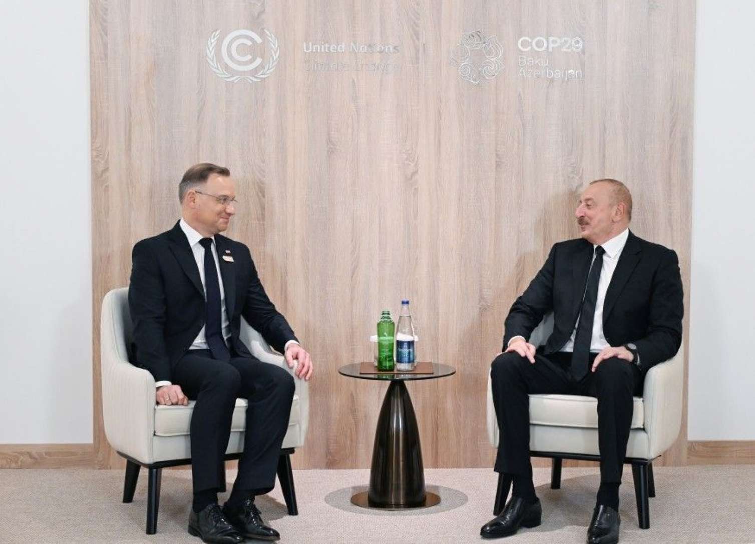 İlham Əliyev Polşa Prezidenti ilə görüşdü - FOTO 