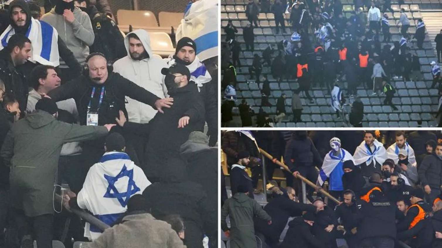 İsrail və Fransız azarkeşlər arasında toqquşma oldu 