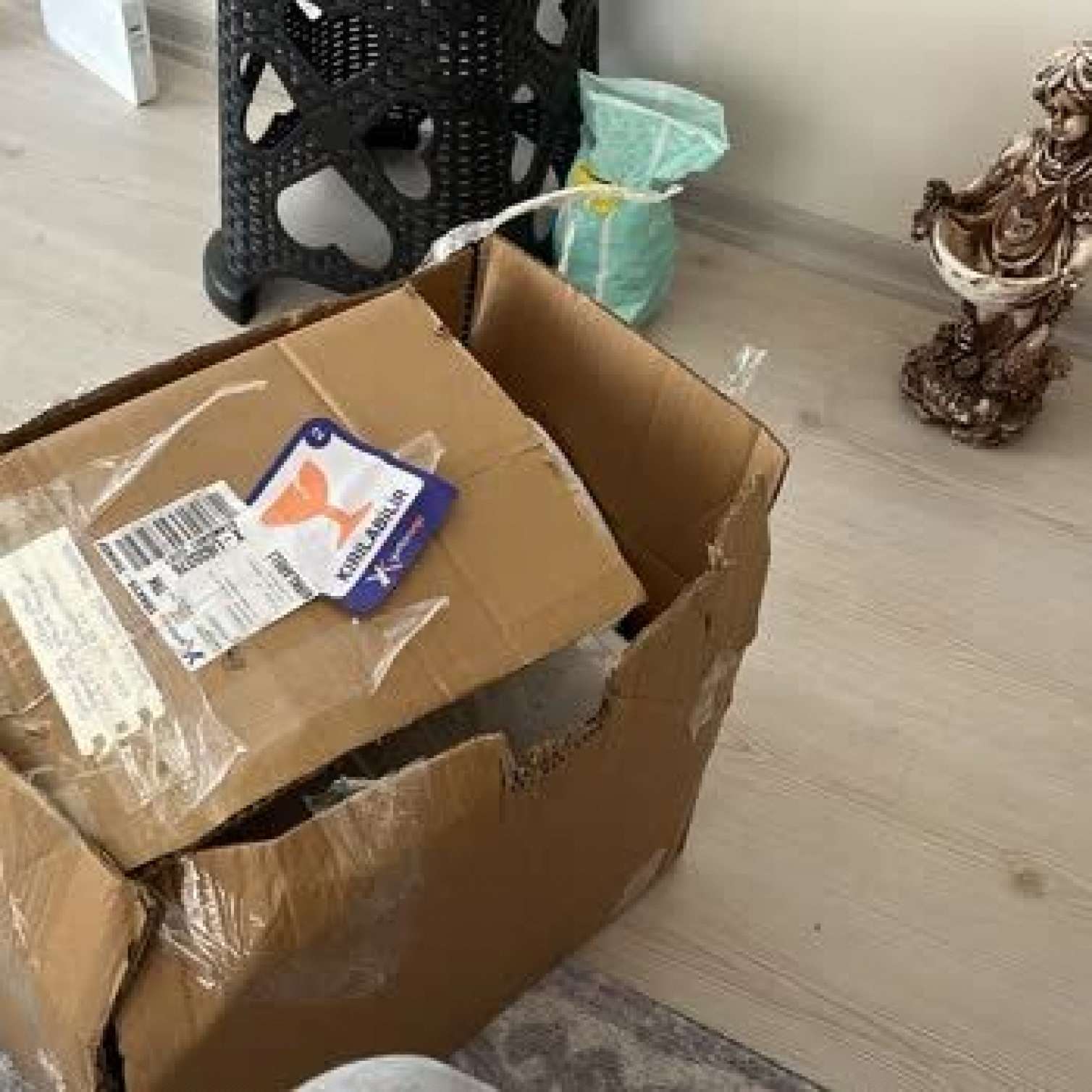 Falçı Bakıya karqoda qurd yağı göndərdi - Qadının əri evdən getdi 
