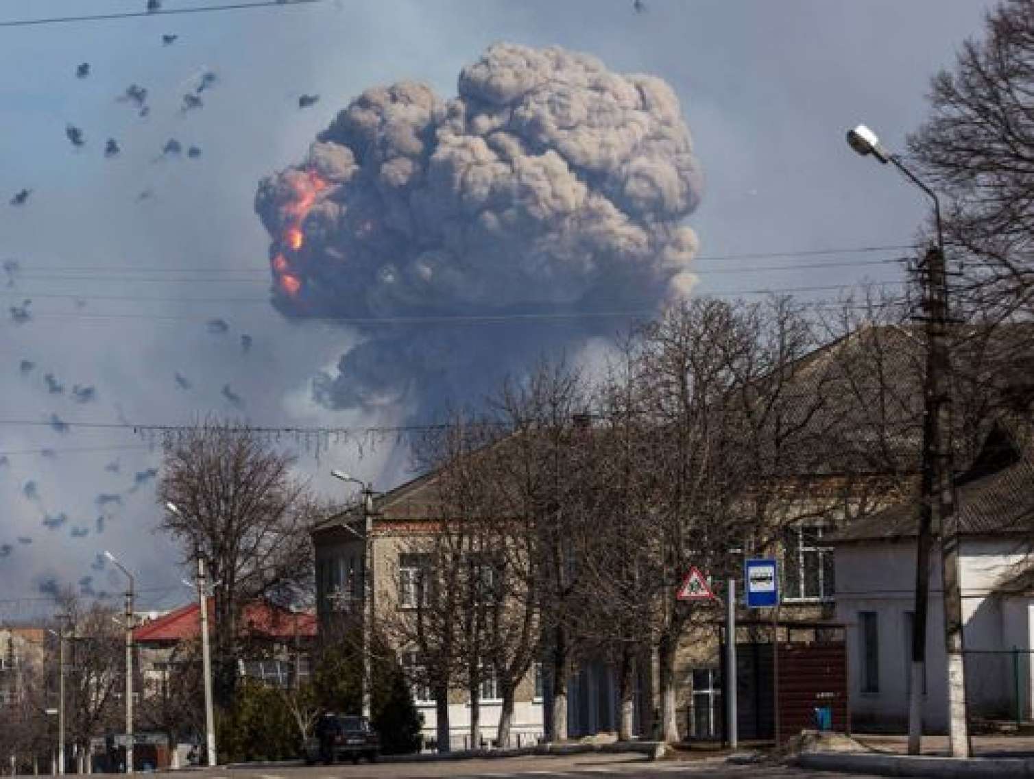 Xarkovda partlayış baş verdi 