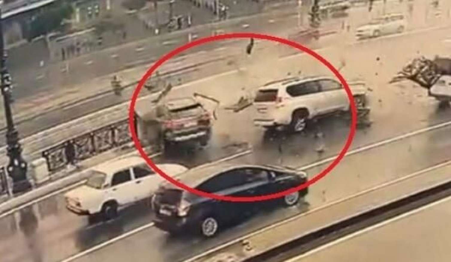 Novxanı yolunda zəncirvari qəza... 
