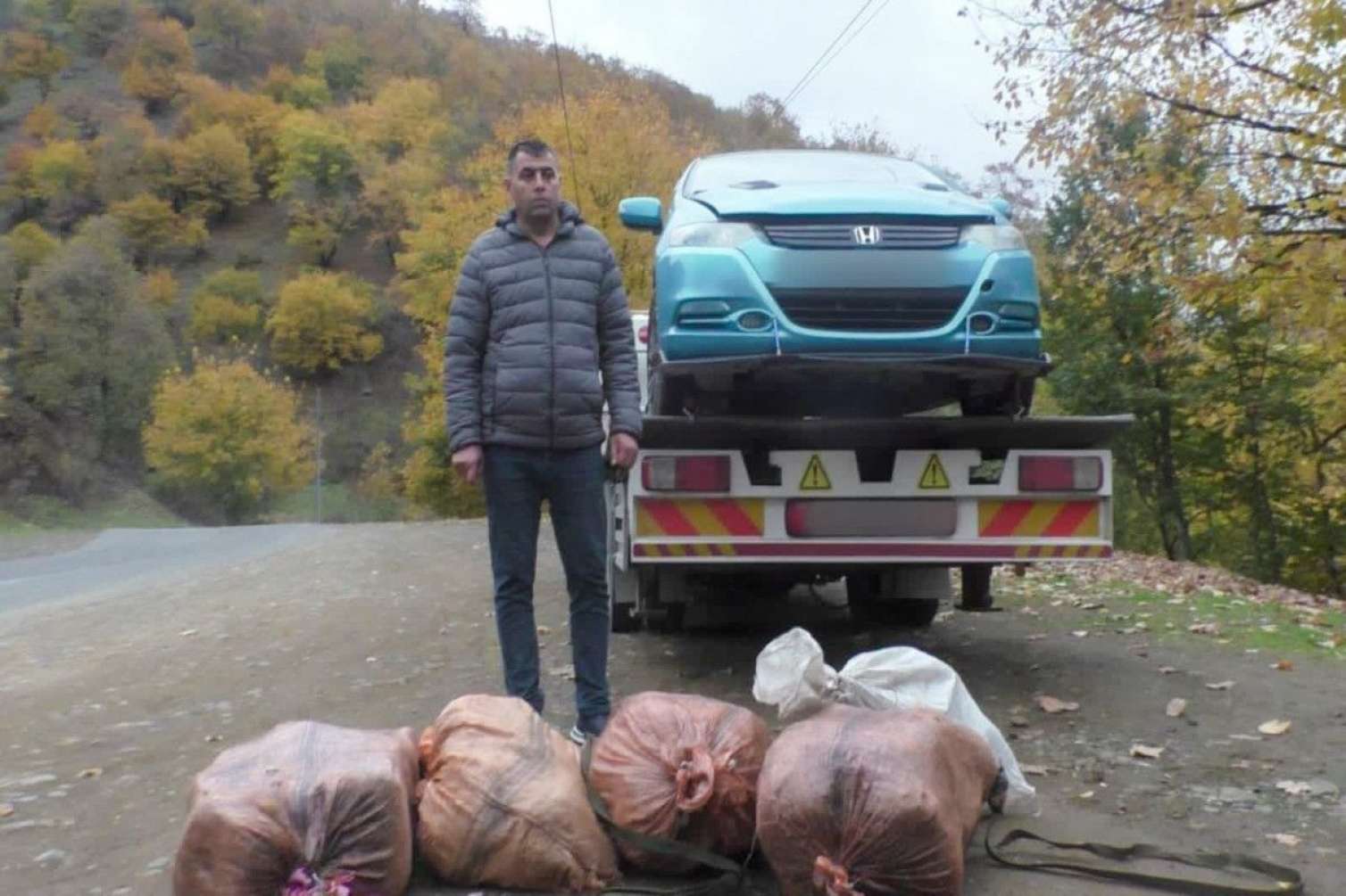 60 kiloqram narkotiki evakuatorla paytaxta gətirmək istədi - TUTULDU 