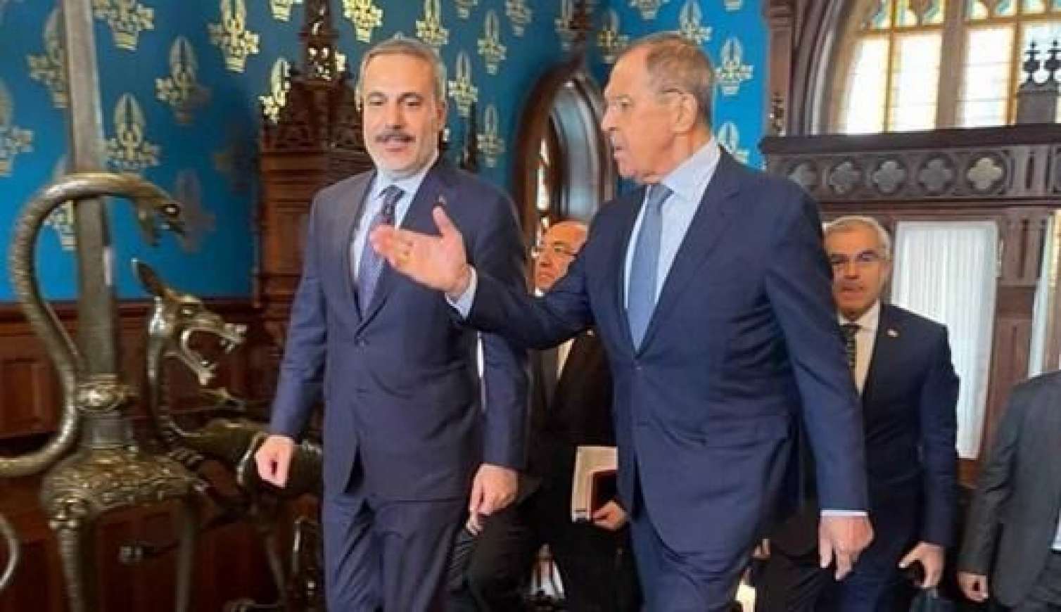 Fidan Lavrovla Suriyanı müzakirə etdi 