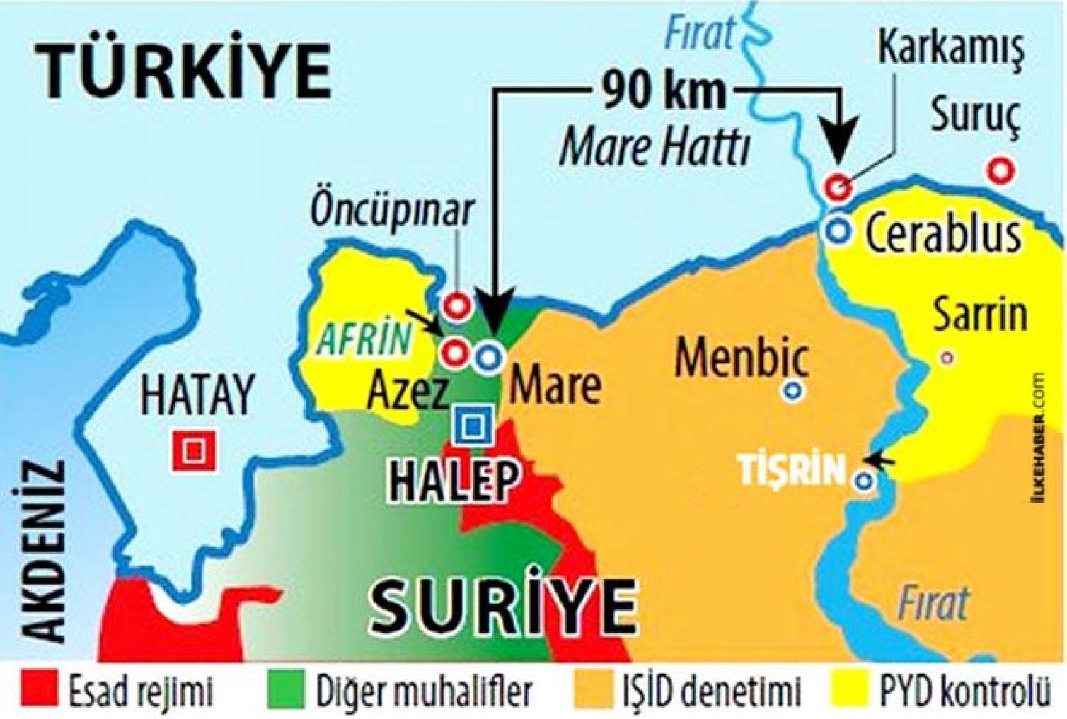 PKK/YPG-nin Menbiçdən qovulmasına başlandı - ƏMƏLİYYAT 