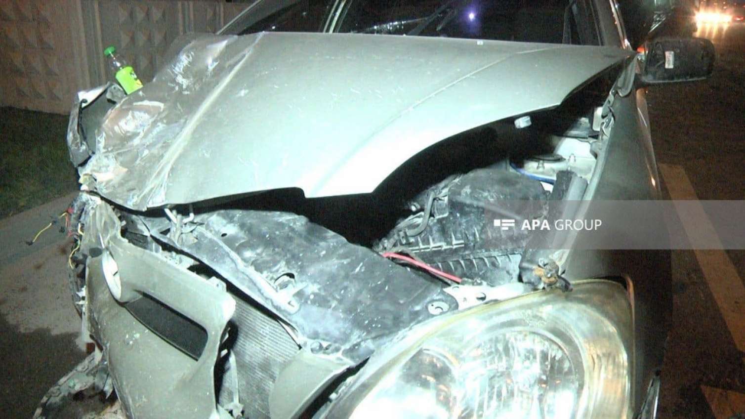 Bakıda zəncirvari qəza: Dörd “Toyota” toqquşdu - FOTO 