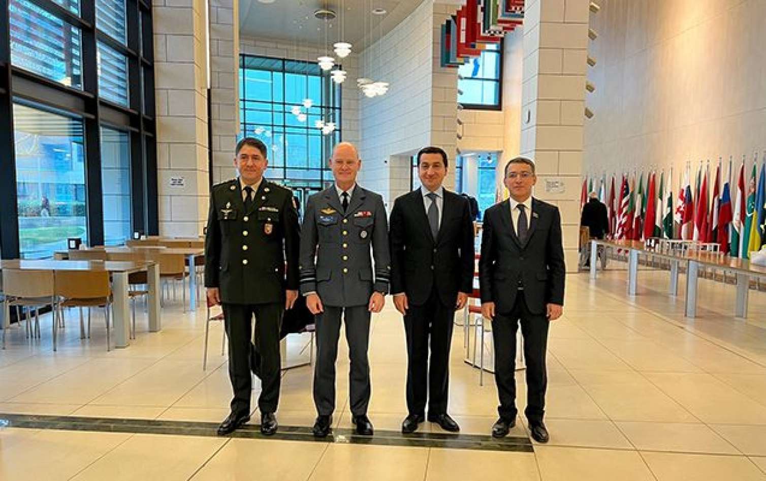Hikmət Hacıyev NATO nümayəndələr ilə görüşdü - FOTO 