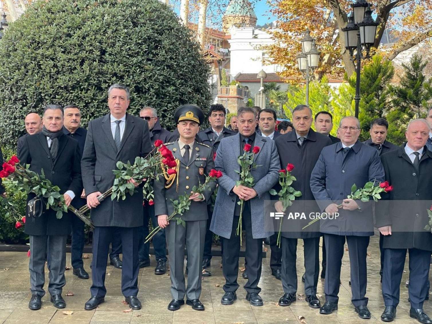 Gürcüstanda Ulu Öndərin xatirəsi anıldı - FOTO 