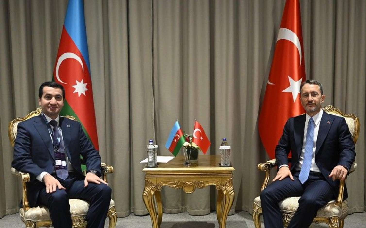 Hacıyev Altun və Çağatayla görüşdü - FOTO 