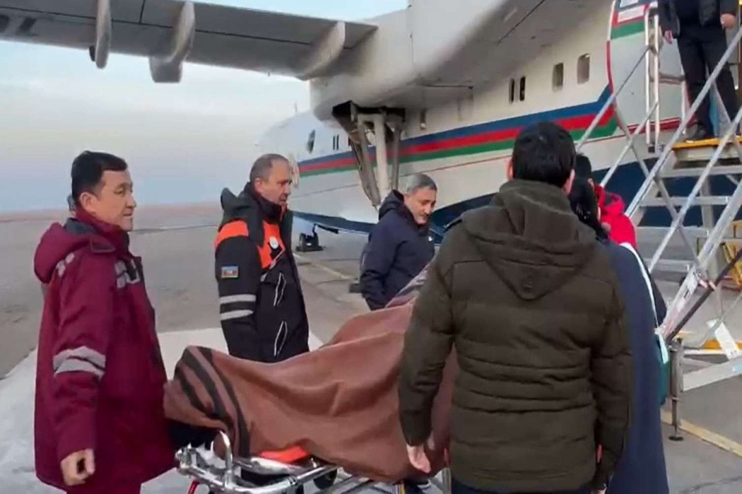 Xəsarət alanlar xüsusi təyyarə ilə Bakıya gətirilir - FOTO 