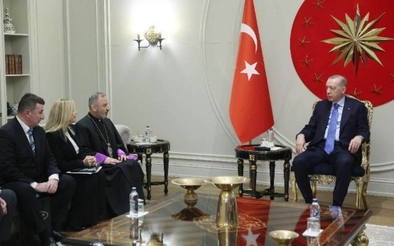 Ərdoğan erməni katolikosla görüşdü - FOTO 