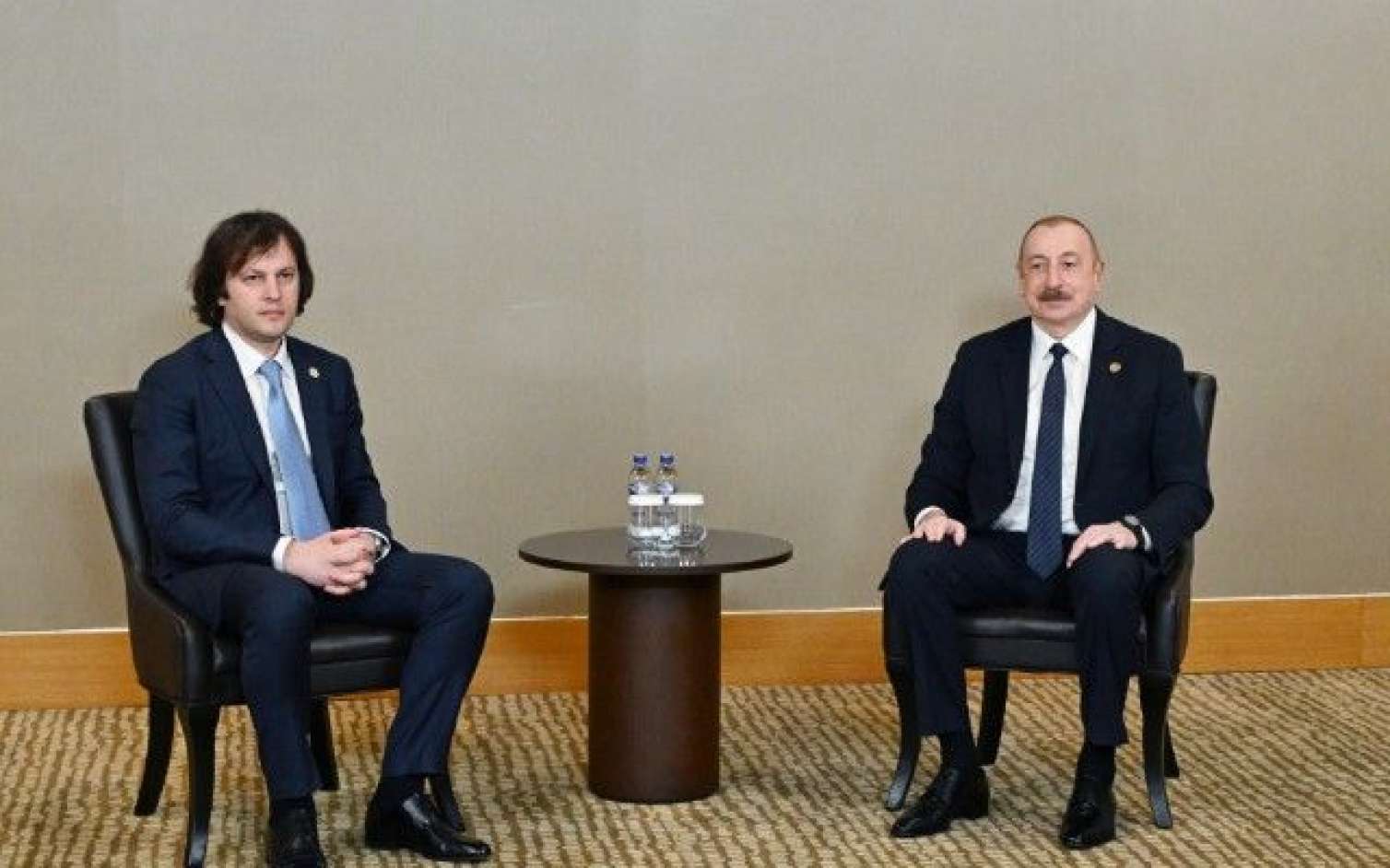 Prezident Kobaxidze ilə görüşdü - FOTOLAR 