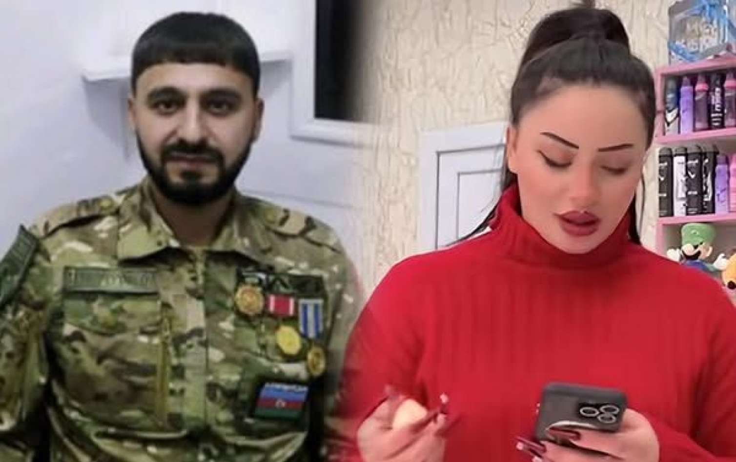 Qazi bıçaqlanmazdan əvvəl qadın salonuna hücum edibmiş - Video 