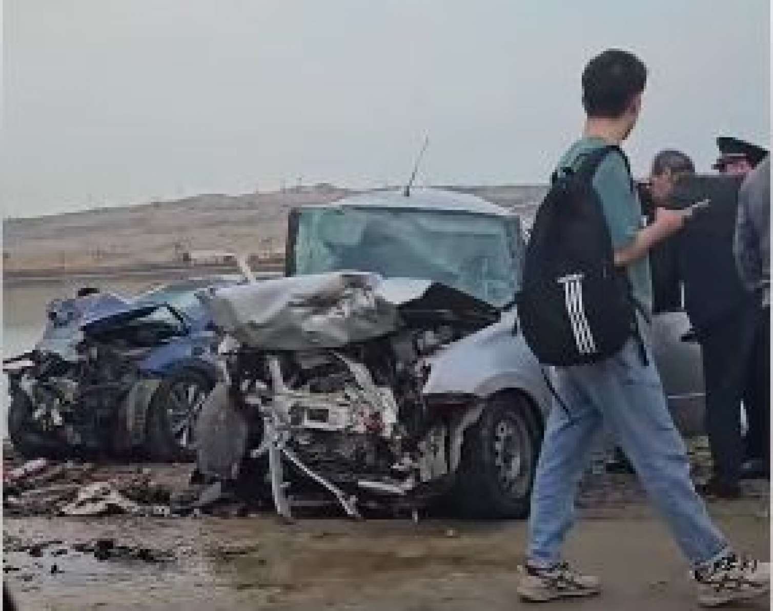 Bakıda 2 nəfərin öldüyü dəhşətli qəzanın VİDEOSU 