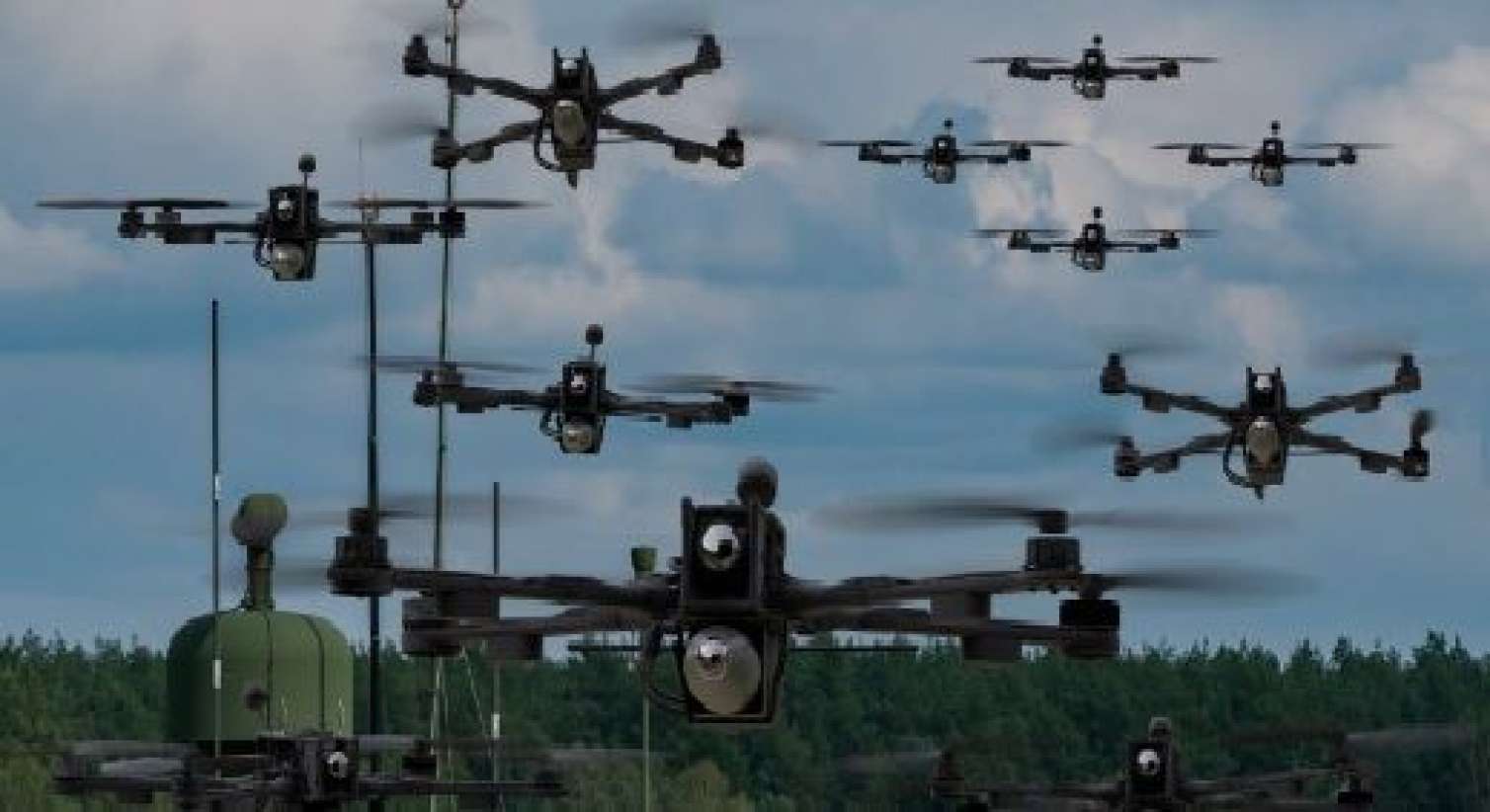 Dronlar Rusiya kosmik kəşfiyyat mərkəzini hədəfə aldı 