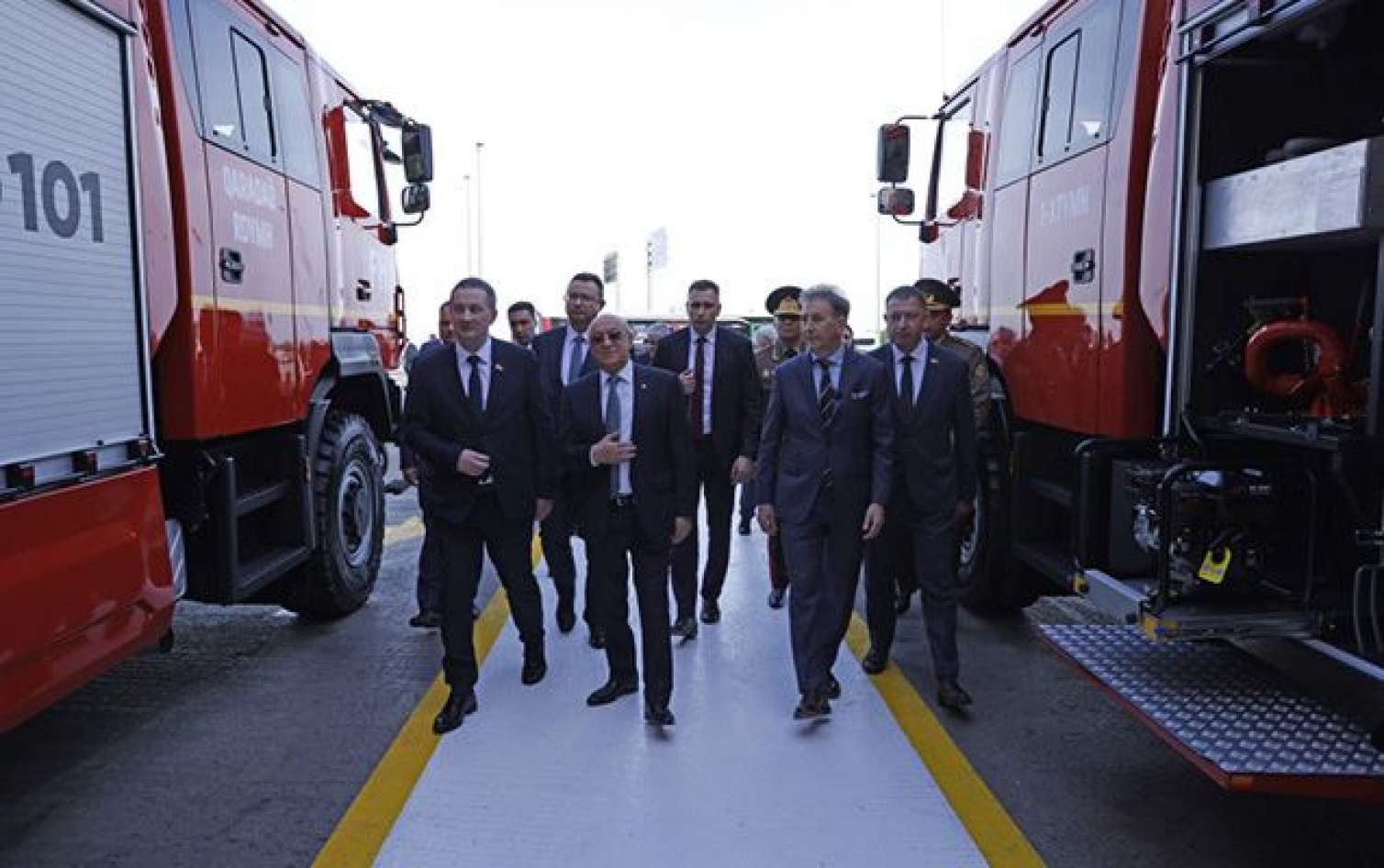 Aleksandr Turçin Səbail Rayon Yanğından Mühafizə Hissəsində - FOTOLAR 