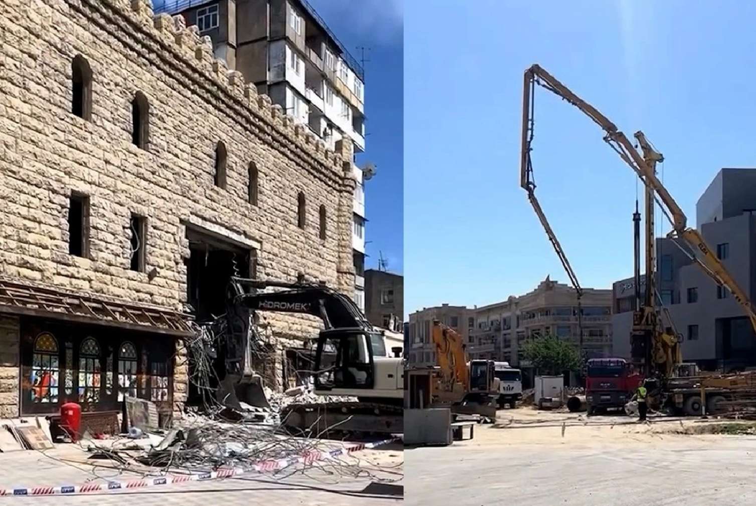 Məşhur "Şəki" restoranı sökülür - SƏBƏBİ