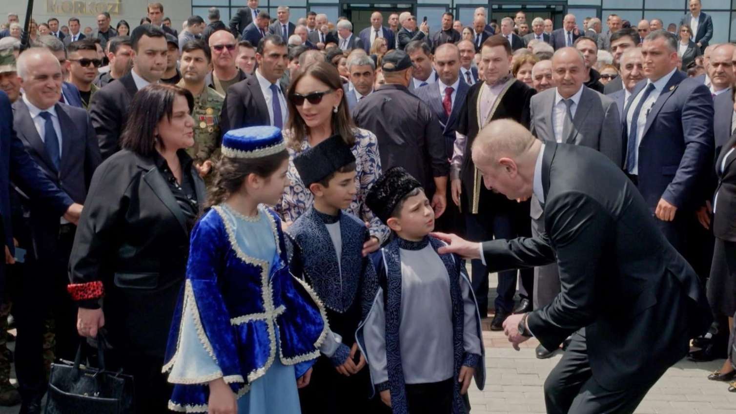 "Çox qürurlandım"- Prezidenti kövrəldən balaca Əhəd -  VİDEO 