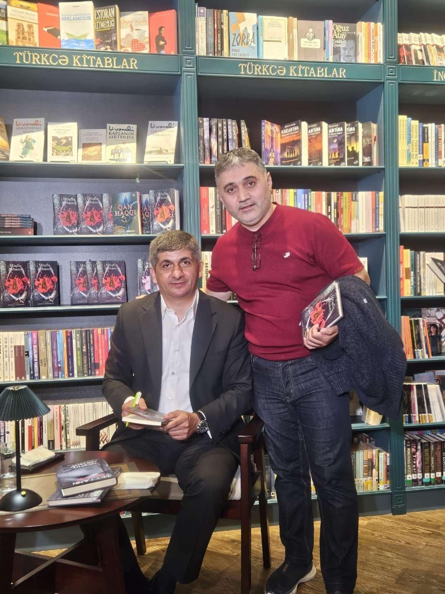 Sumqayıtda tanınmış yazıçı ilə görüş keçirildi -  FOTO+VİDEO