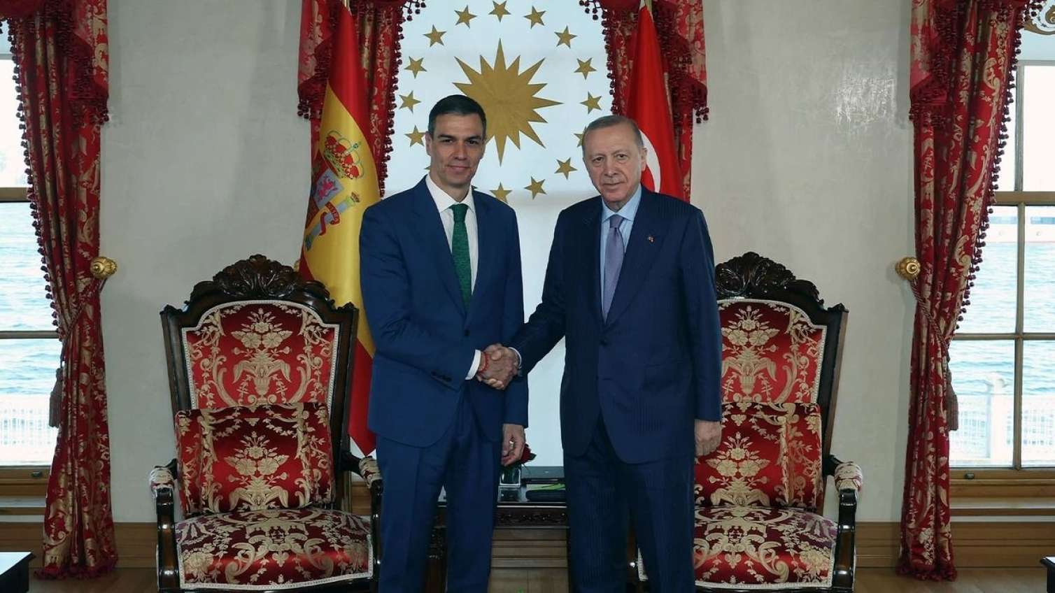 Ərdoğan Sançeslə görüşüb 