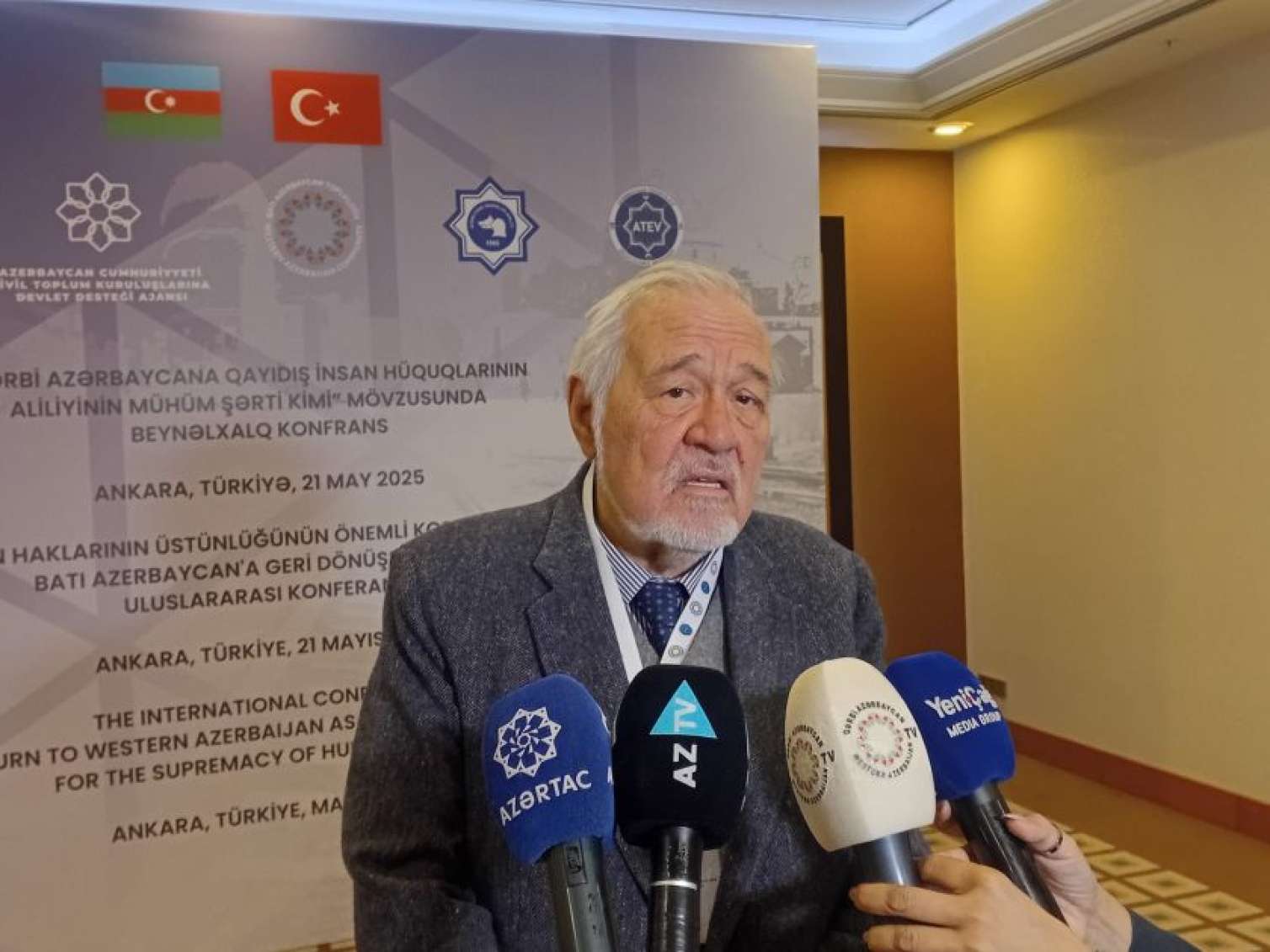 İlbər Ortaylı: "Tənzilə Rüstəmxanlının çıxışı hamımızı duyğulandırdı" 
