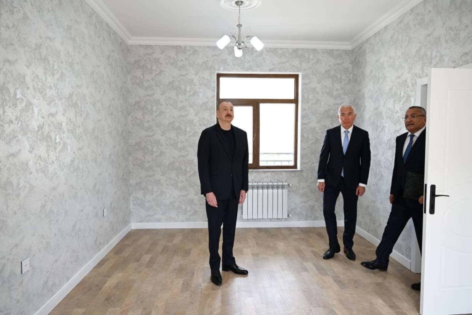 Prezident Laçının bu kəndinin açılışında -  FOTO