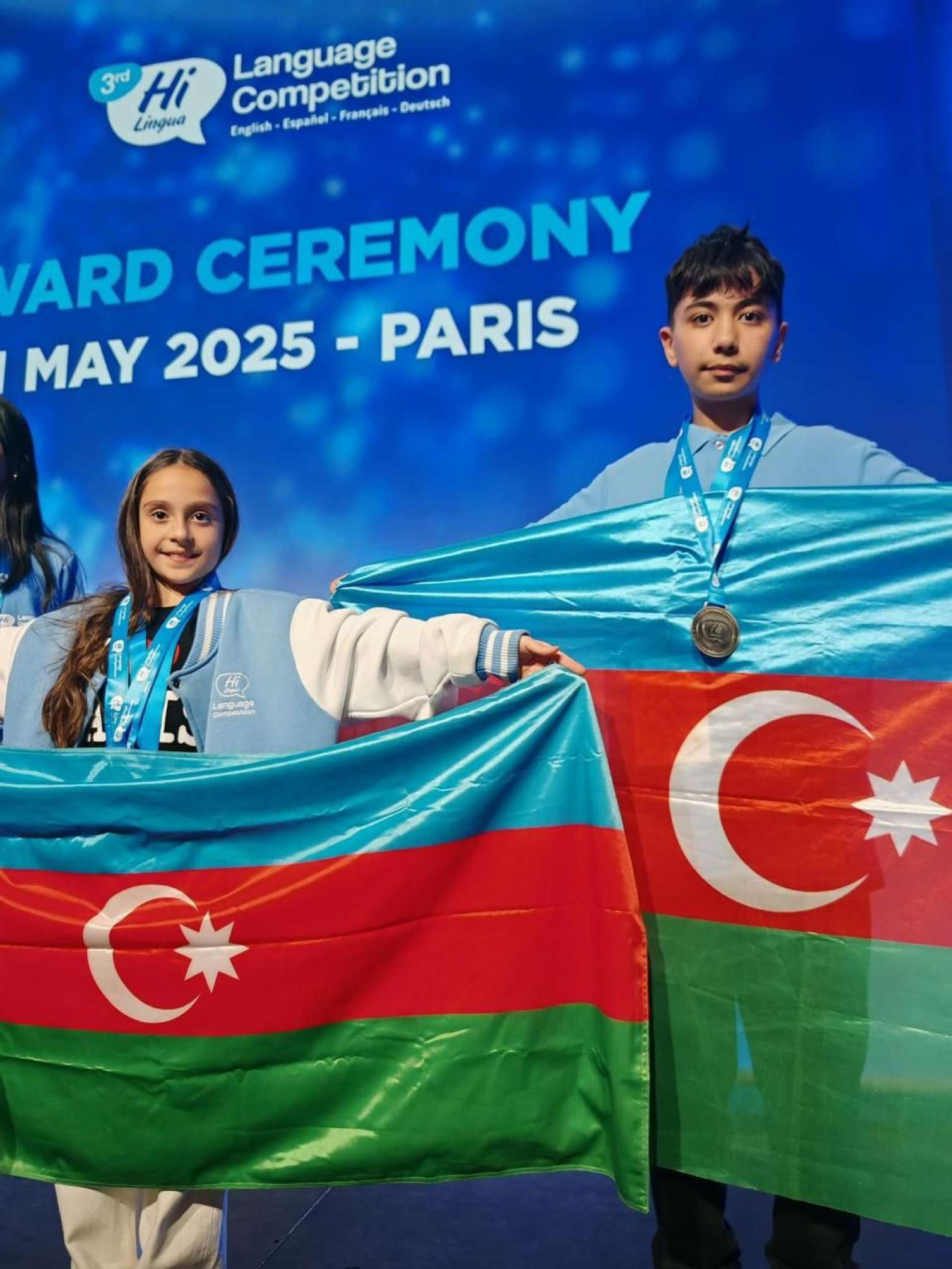 Məktəblimiz beynəlxalq olimpiadada qızıl medal qazandı -  FOTO-VİDEO