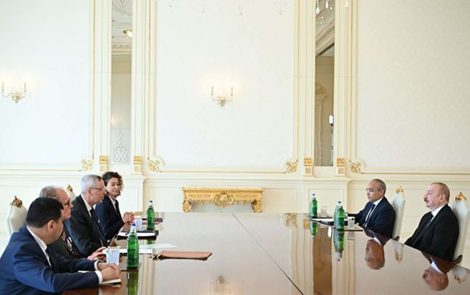 Prezident qəbul keçirdi  - FOTO