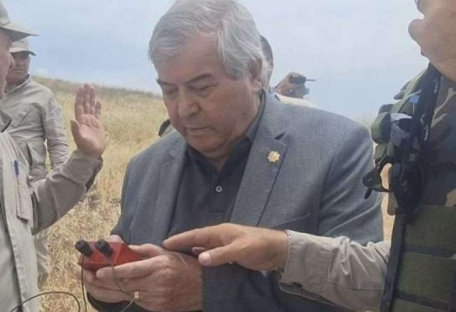Sabir Rüstəmxanlı mina partlatdı - FOTO