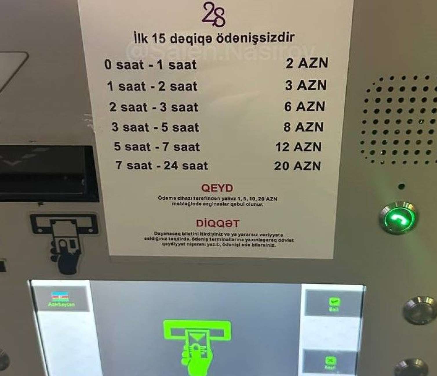 Mollarda parkinq qiyməti qalxdı - Bloger 