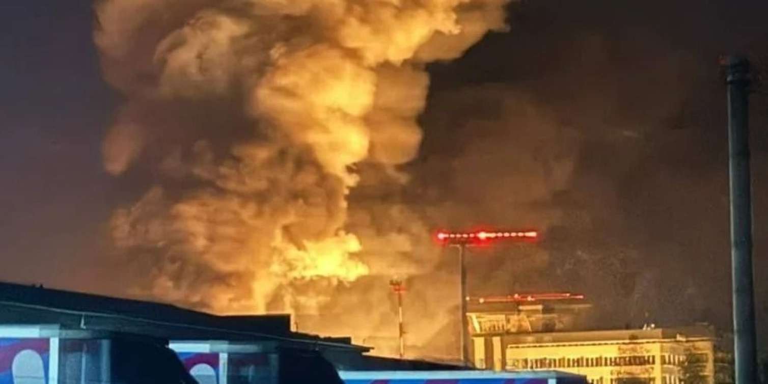 Rusiyada hava limanı belə vuruldu: İtkilər açıqlandı - FOTO+VİDEO 