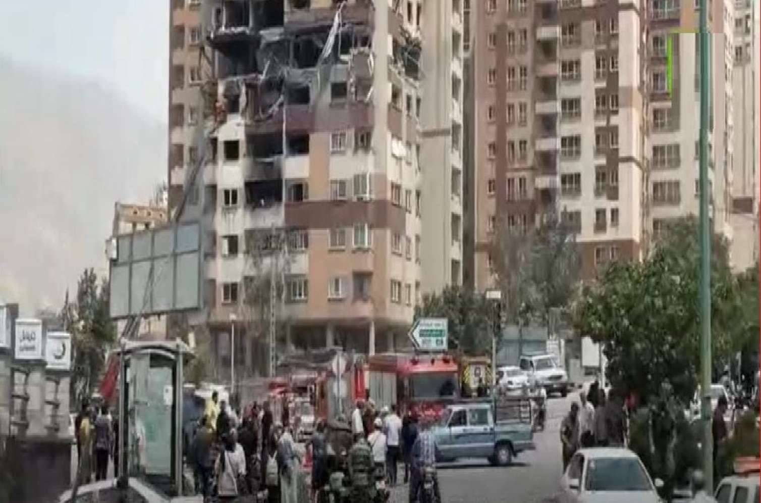 İsrail ordusu Tehranda yaşayış binasını vurdu - Ölənlər var