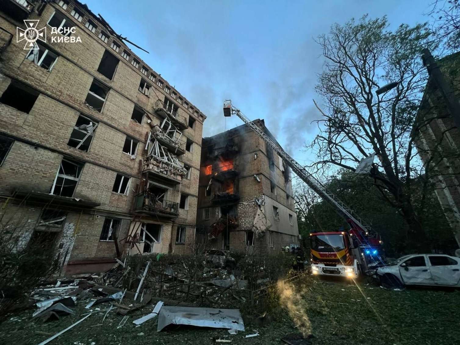 Ukraynada gərgin gecə: 440-dan çox PUA ilə hücum... -  FOTO+VİDEO