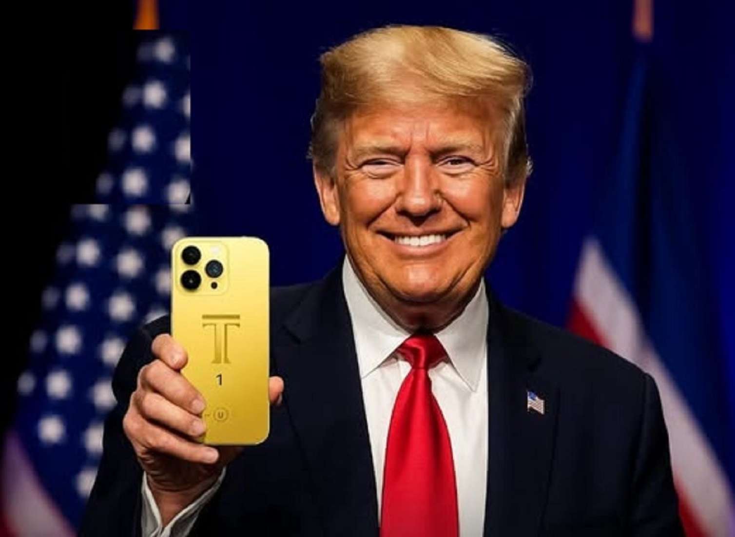 Tramp amerikalılara "qızıl" telefon satacaq 