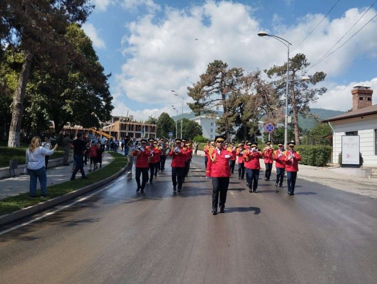 Xankəndidə hərbçilərin yürüşü təşkil olundu -  FOTO
