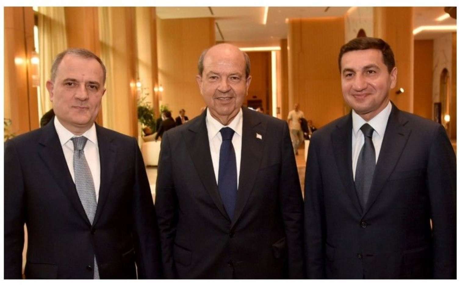 Ersin Tatar Ceyhun Bayramov və Hikmət Hacıyevlə görüşdü – FOTO 