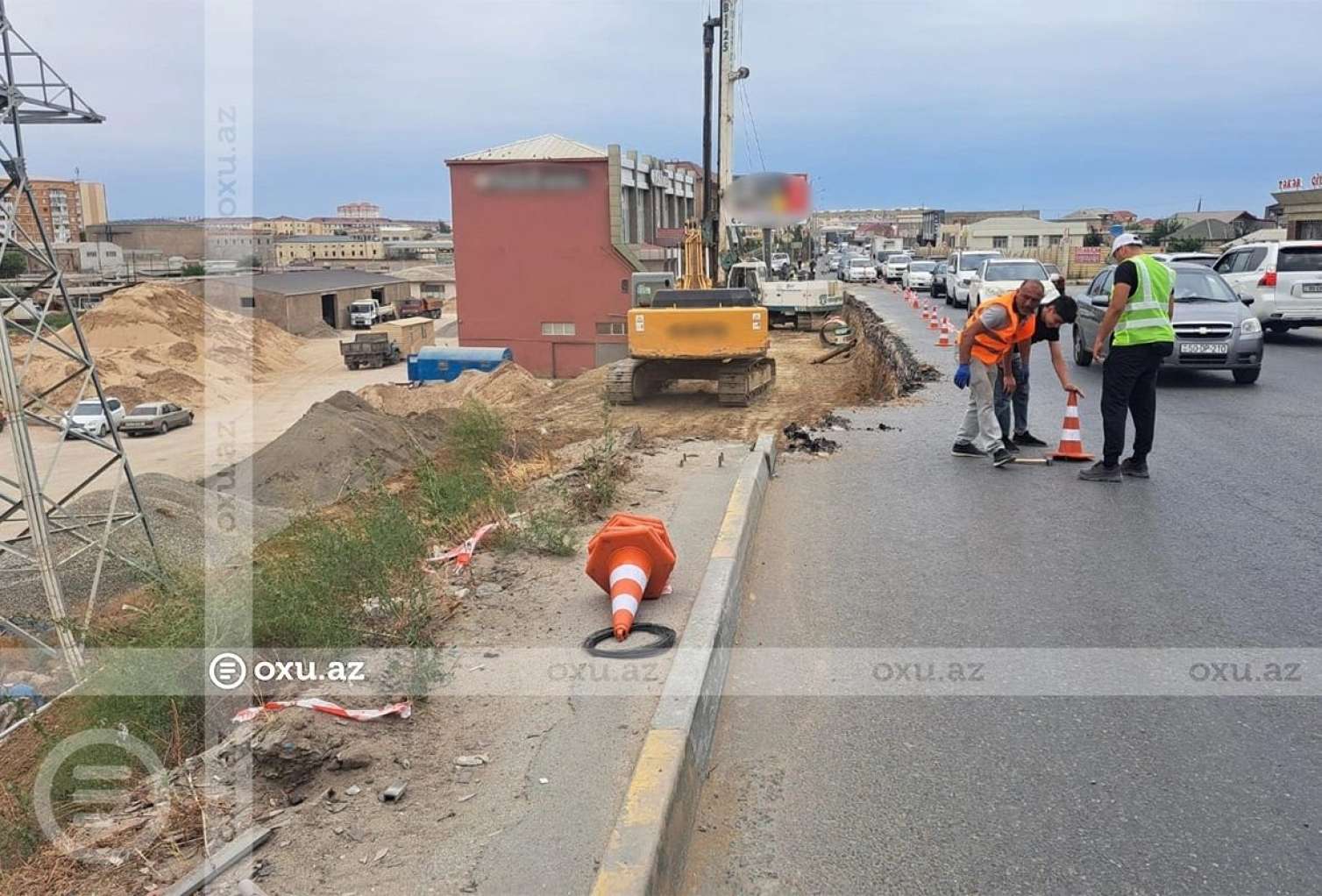 Saray körpüsü yaxınlığında son durum  