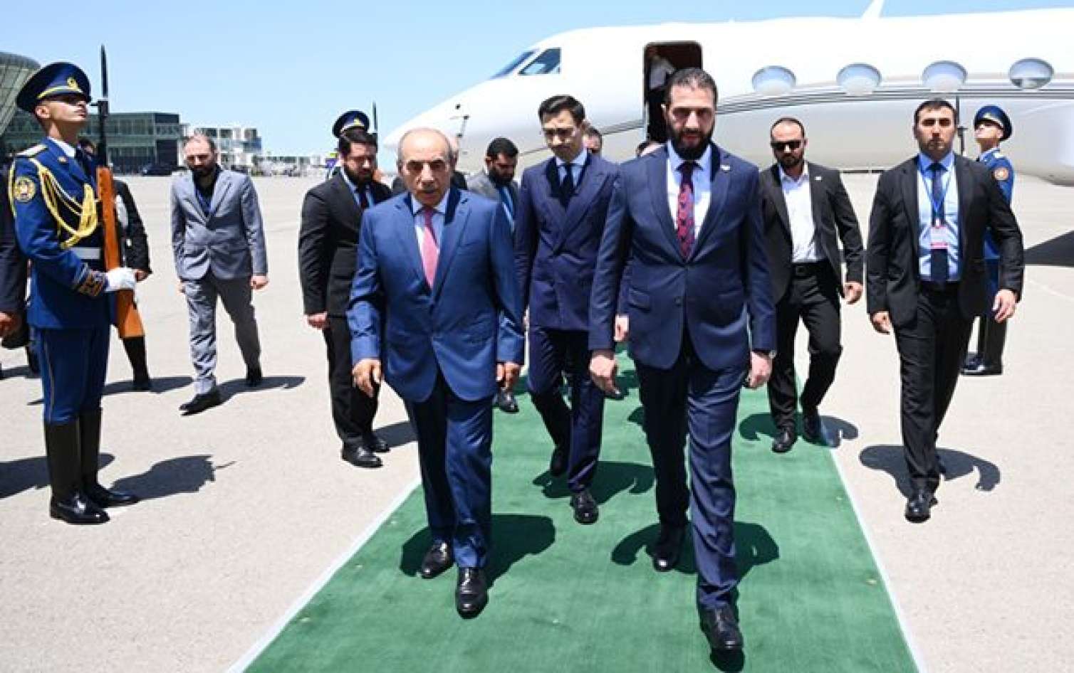Suriya Prezidenti Azərbaycana gəldi 