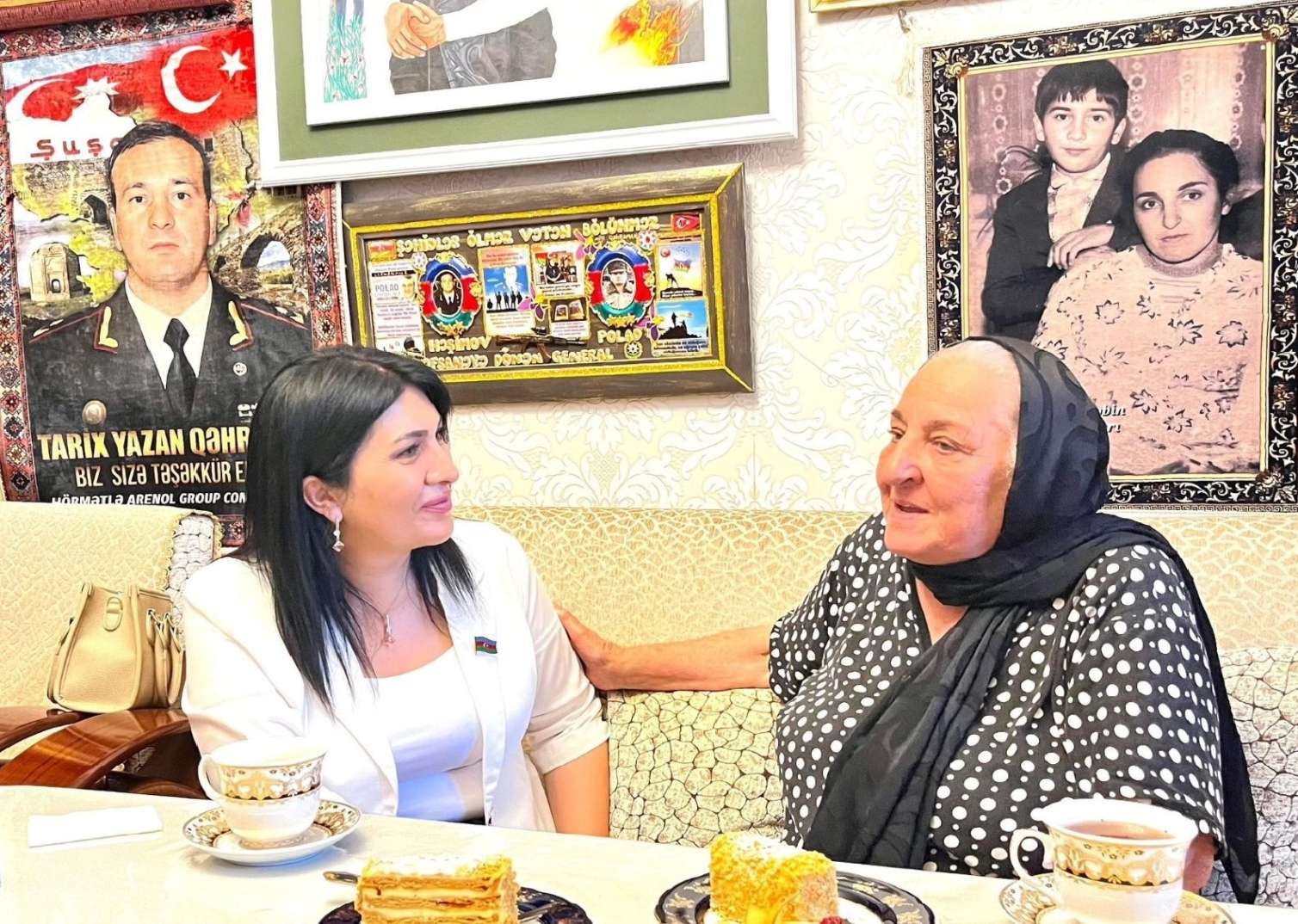 Millət vəkili Polad Həşimovun ailəsini ziyarət etdi - FOTO 