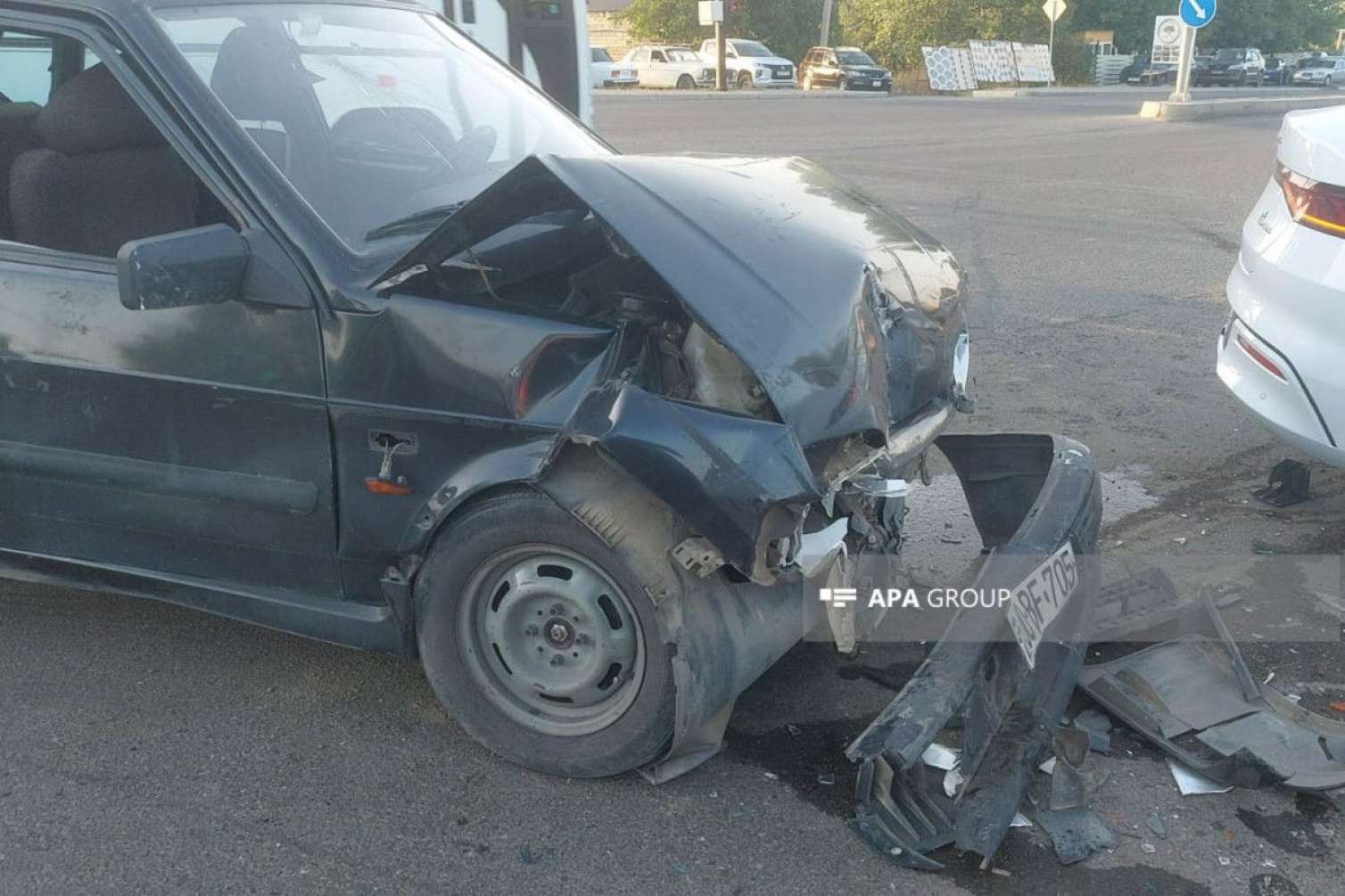 Gəncədə zəncirvari qəza: Yaralılar var - FOTO  