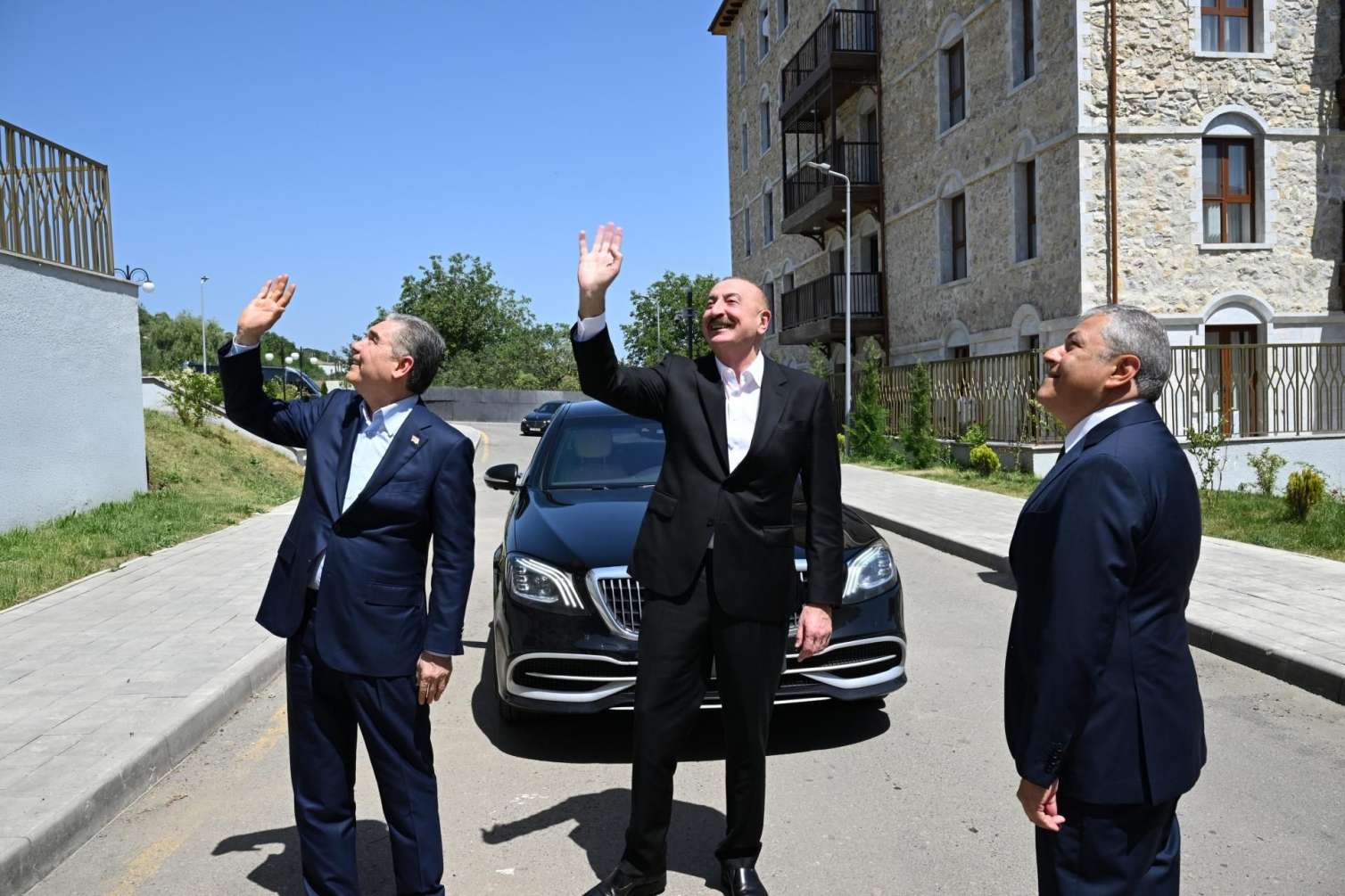 Liderlər Şuşaya getdi - Foto 