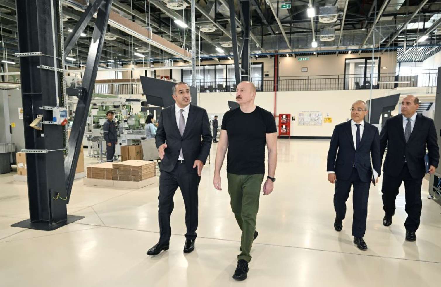 Prezident Ağdamda açılışda iştirak etdi - Fotolar 