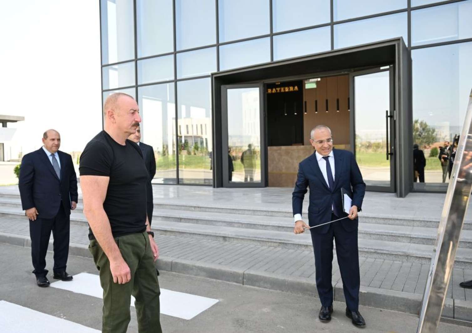 Prezident Ağdamda açılışda iştirak etdi - Fotolar 