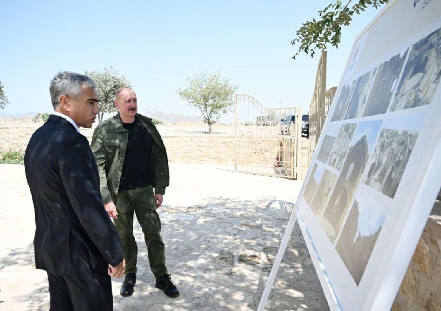 Prezident Ağdamda tarixi məscidin açılışını etdi - FOTO