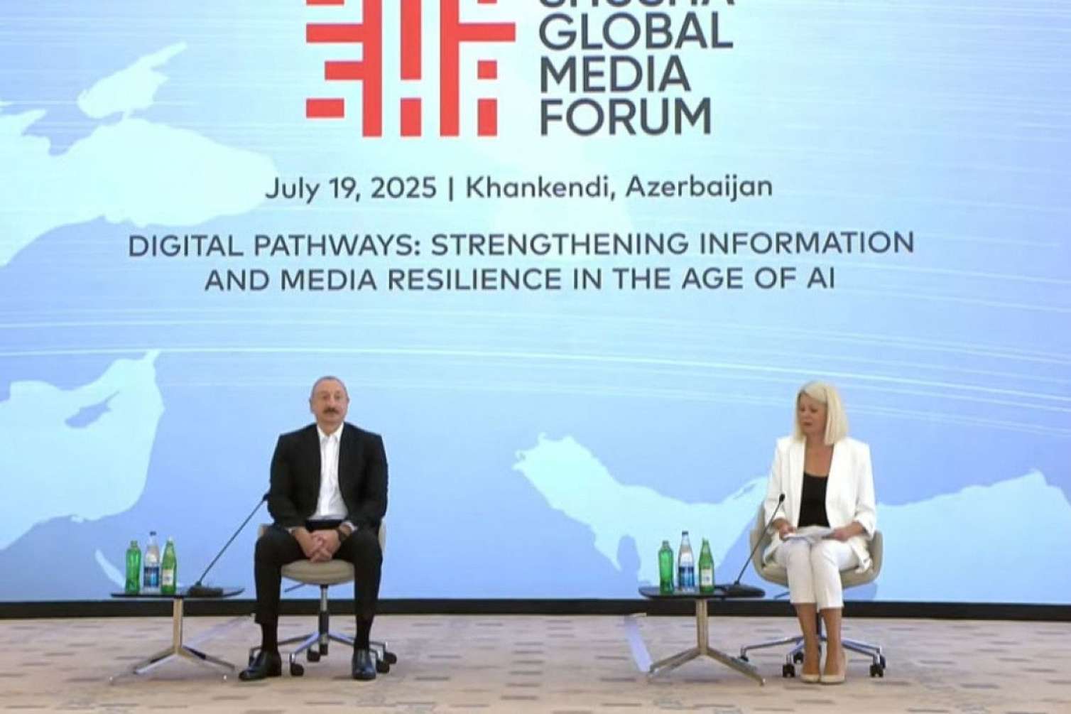 Prezidentin III Şuşa Qlobal Media Forumunun iştirakçıları ilə görüşü oldu 