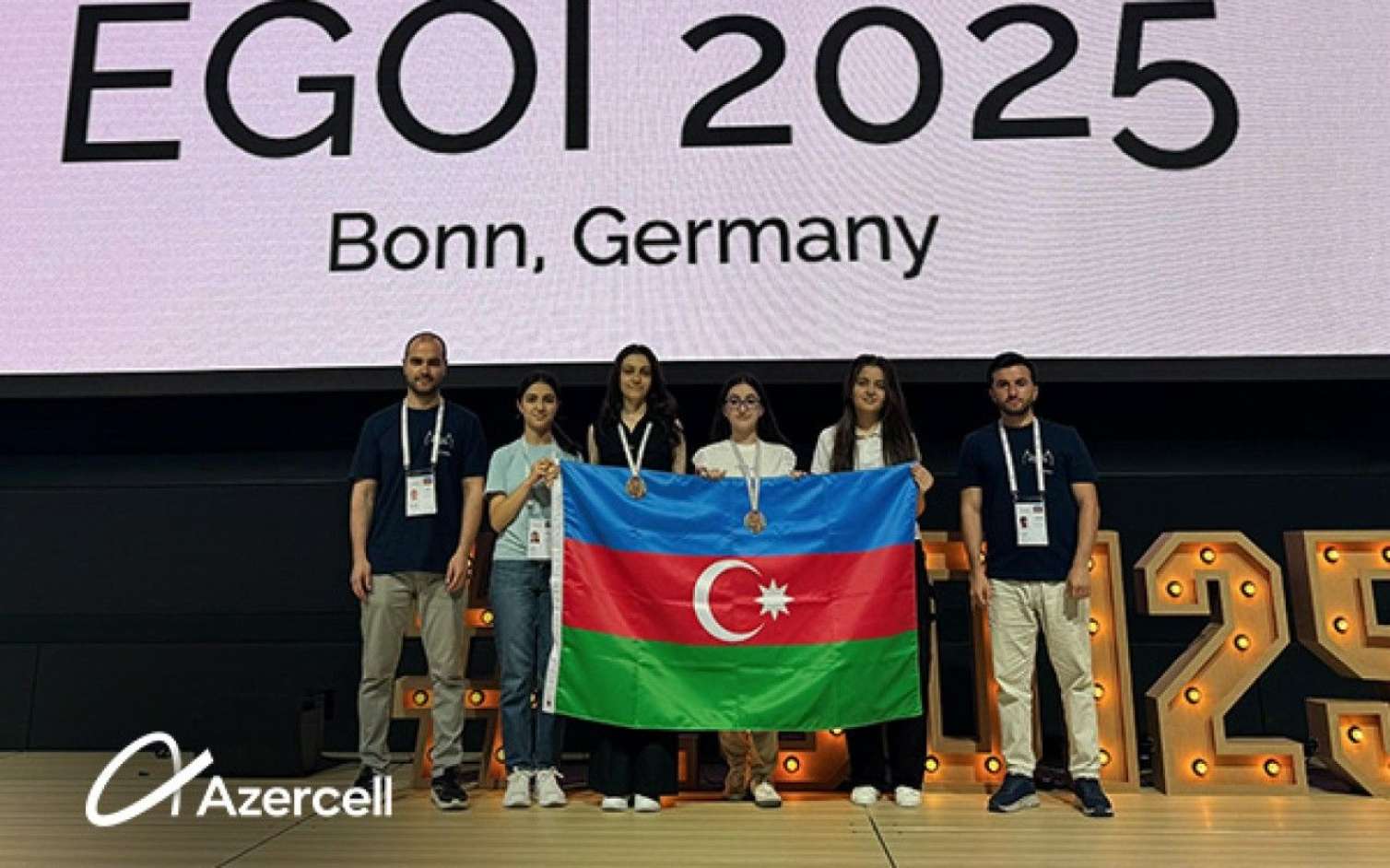 "Azercell"in dəstəklədiyi milli komanda EGOI-da uğur qazanıb 