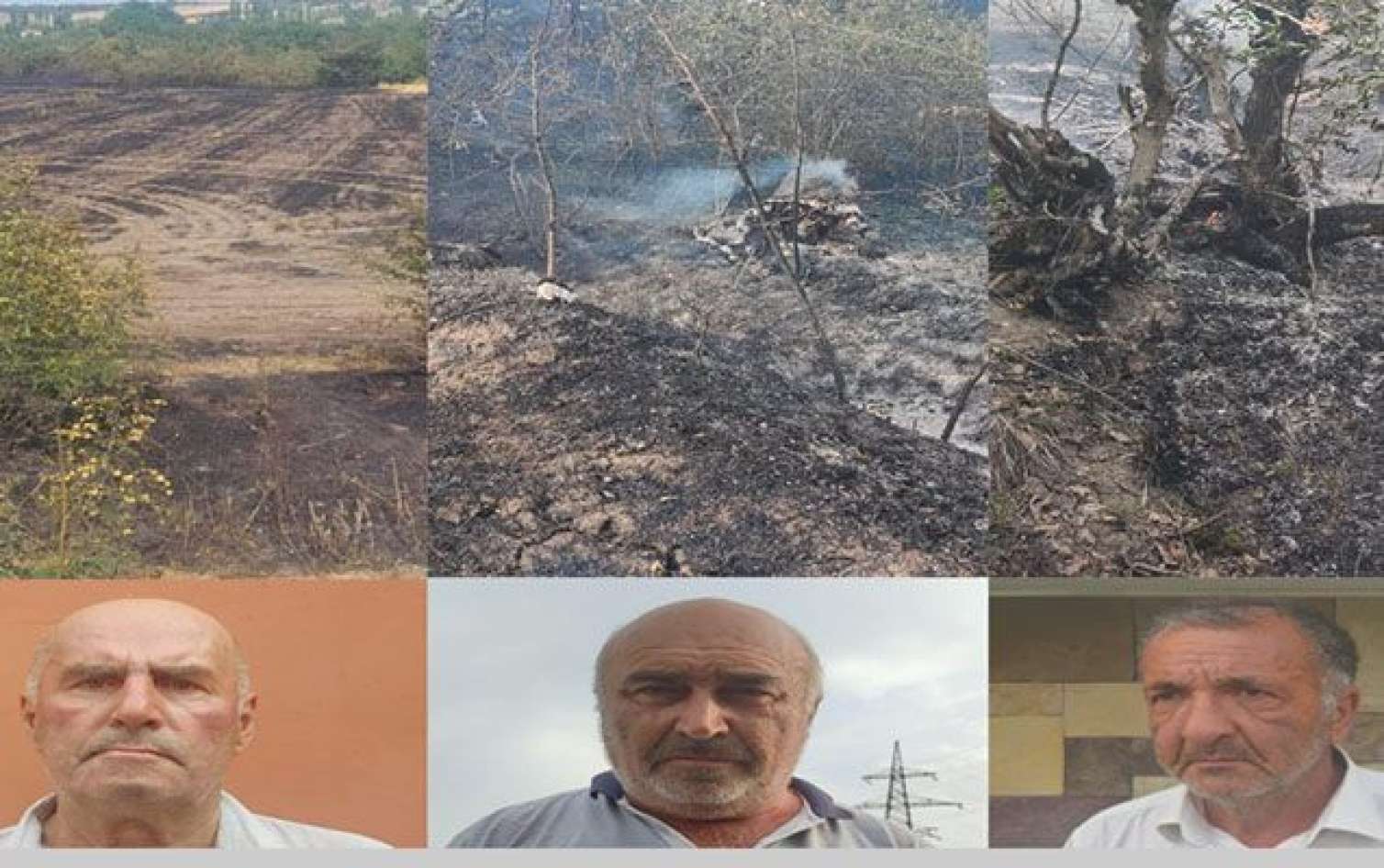 Qubada taxıl sahələrini onlar yandırıbmış... - FOTO 