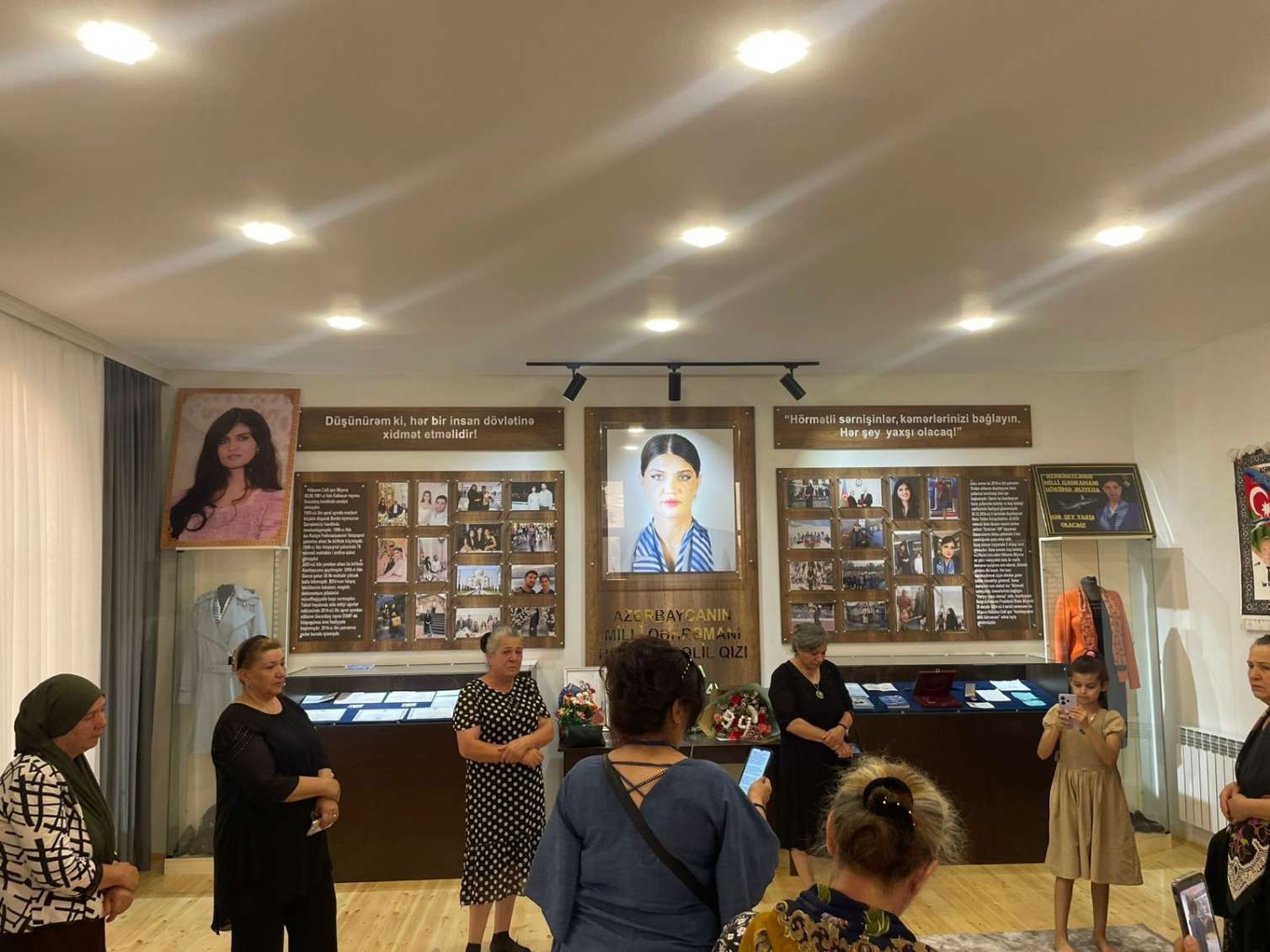 Milli Qəhrəman Hökumə Əliyevanın xatirə muzeyinin açlışı olub - FOTO 