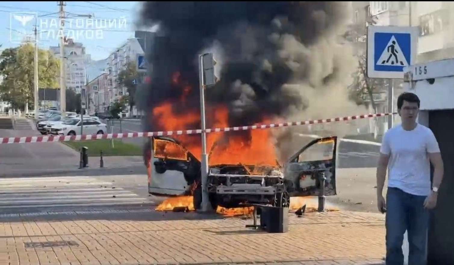 Rusiyaya  dron hücumu edildi - FOTO+VİDEO 