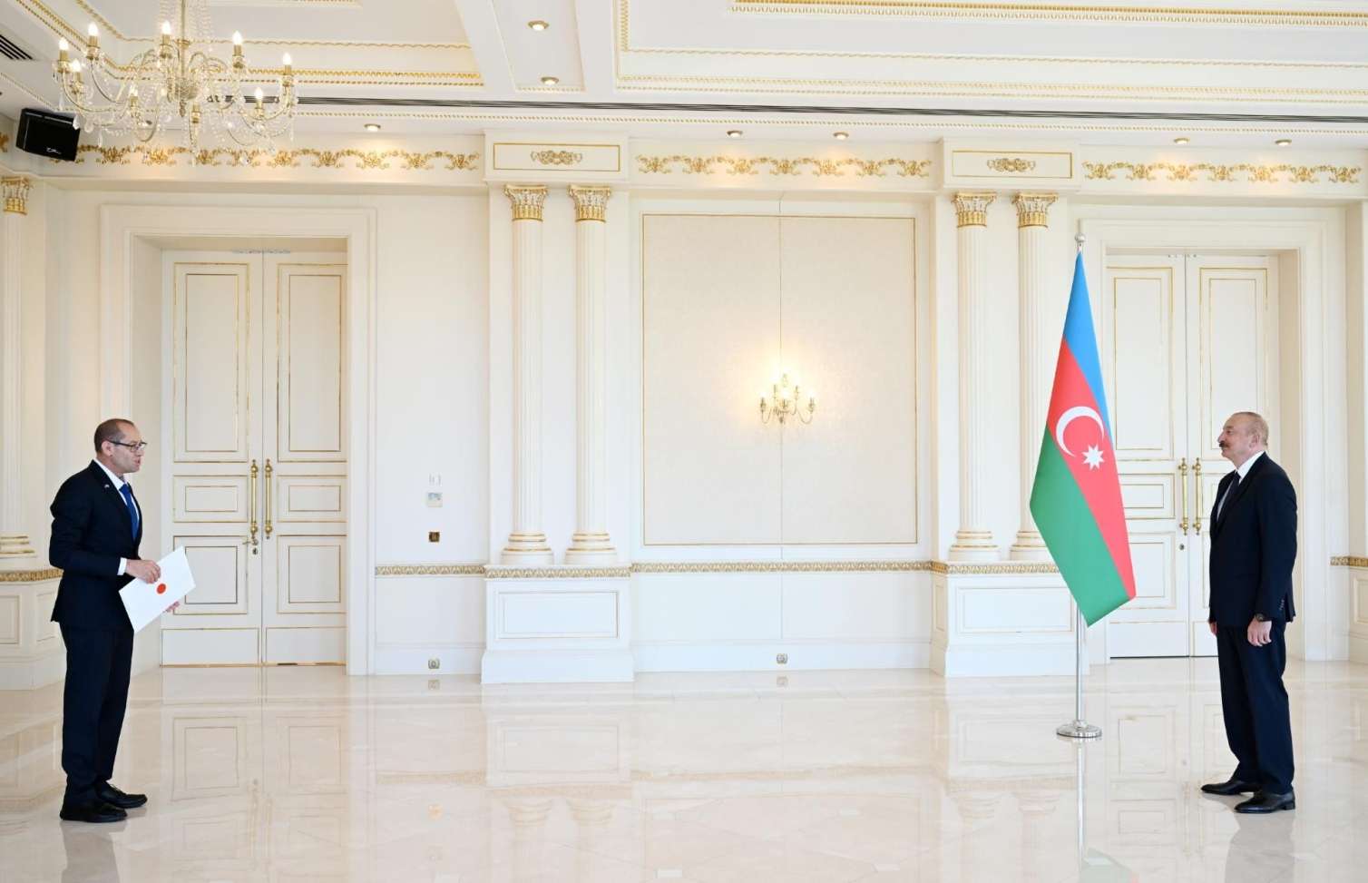  İlham Əliyev İsrailin yeni səfirini QƏBUL ETDI - FOTO
